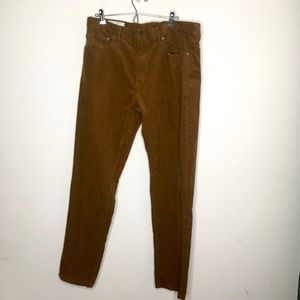 GAP Slim Corduroy Camel Brown Pants